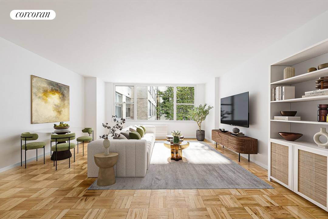 Unit 4A is an expansive 800 sqft.