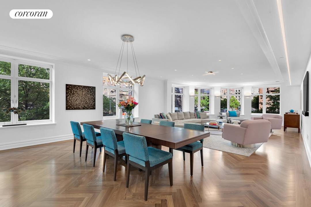 Apartment 3A at 535 West End Avenue is a sun drenched, luxury corner 10 room condominium that masterfully blends the elegance and grandeur of prewar scale and detail with stunning ...