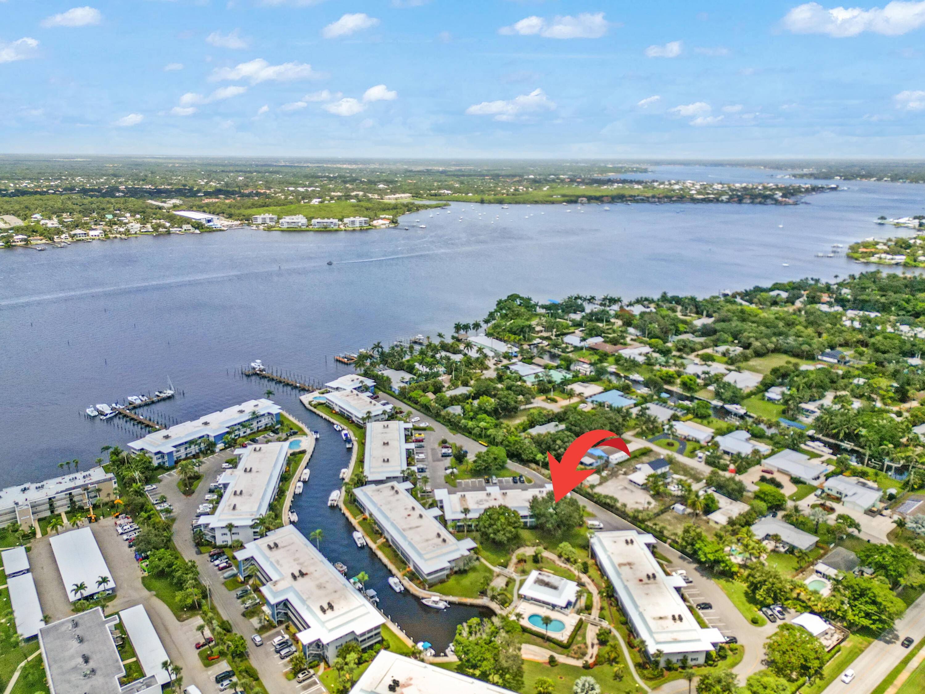 NEW LOWER PRICE ! ! ! 215, 000 181 sf for this desirable first floor end unit in the Windjammer 55 waterfront boating condo community.