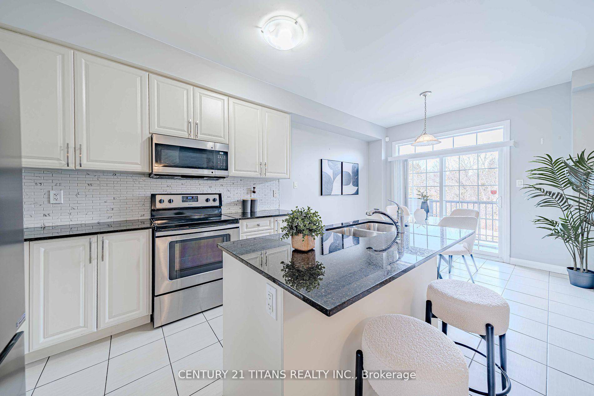 Welcome To This Remarkable Forest Town Home On Duffin's Creek Forest In Northwest Ajax, This Home Features A Gorgeous Chef Inspired Kitchen With Granite Counter Tops, Backsplash, Stainless Steel Appliances, ...