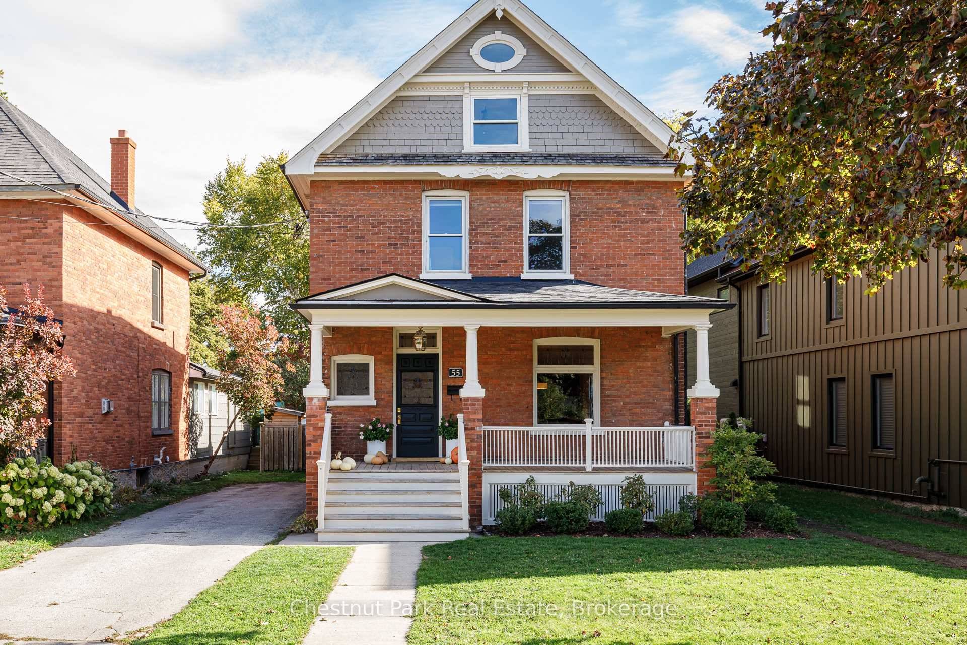 Welcome to this timeless red brick home nestled in one of Collingwood's beautiful downtown neighborhoods.