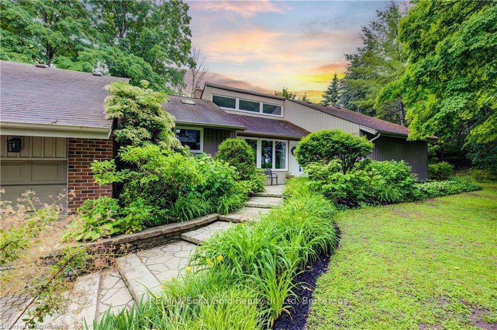 Secluded. 75 acres of land, nestled on the rural side of West Montrose, close to the iconic covered bridge.