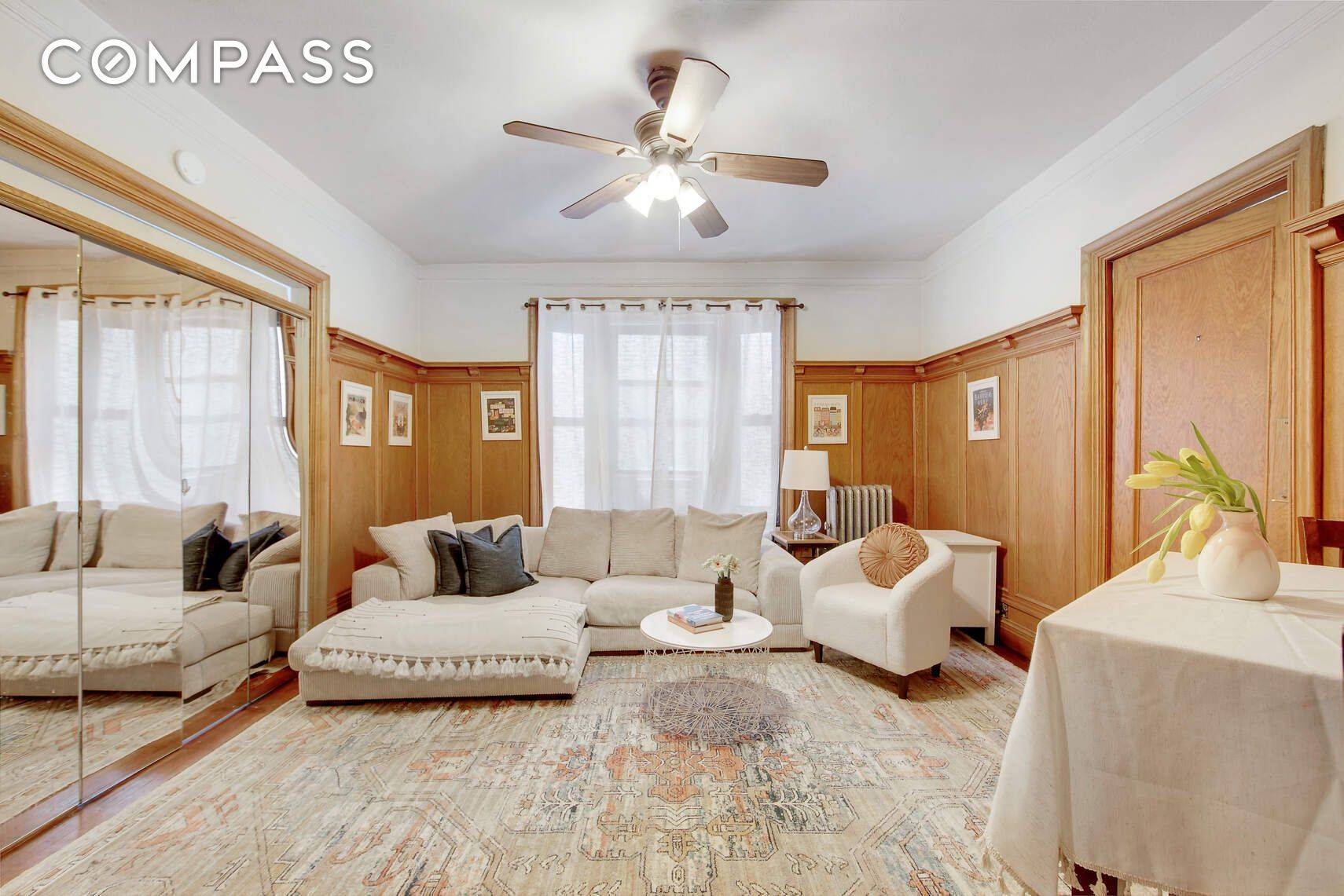 Charming 3 Bedroom Pre War Gem with Abundant Natural Light Investors Welcome !