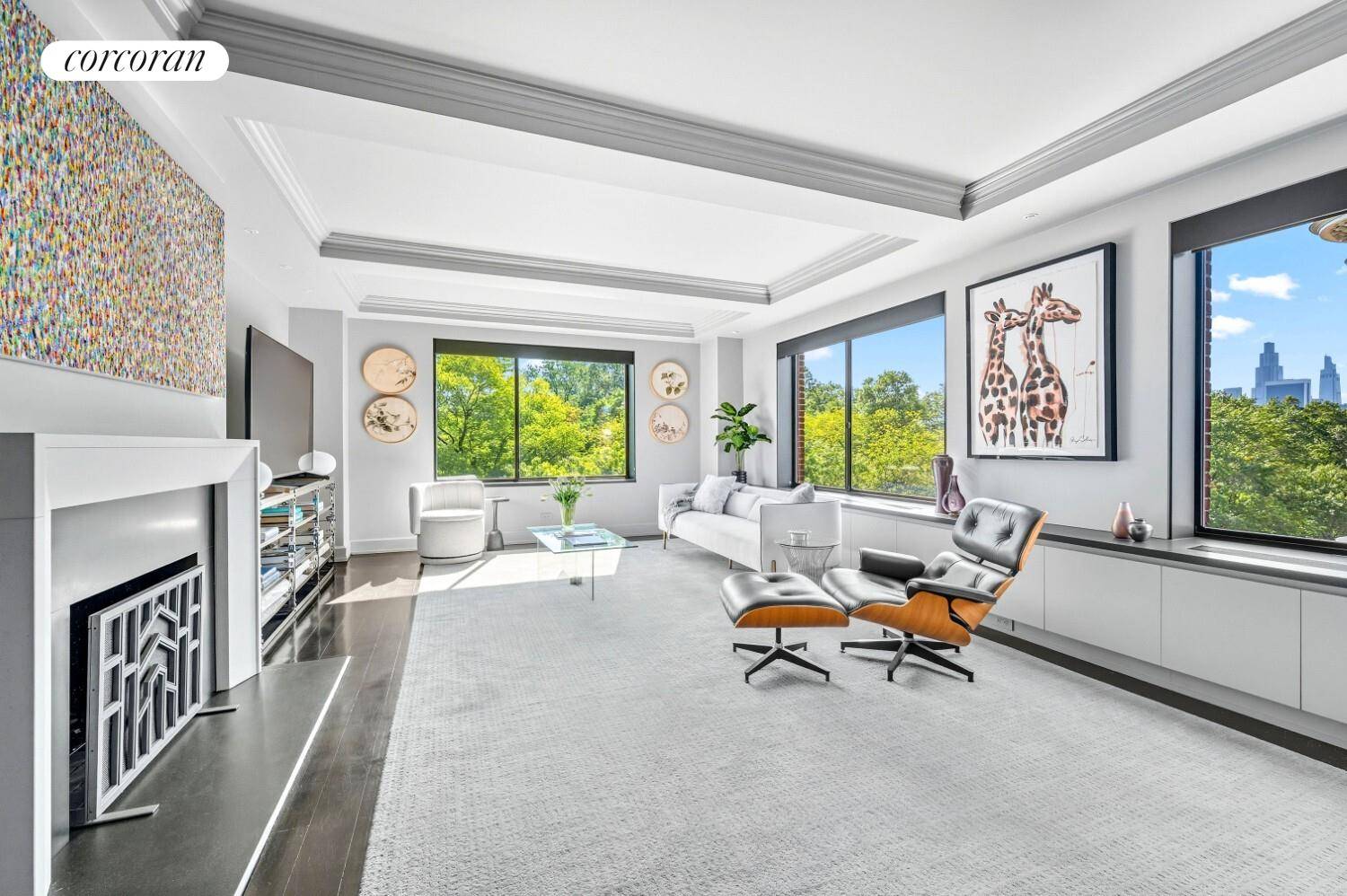 This stunning, custom designed, 5 into 4 room Park view home at 230 Central Park West is ideally positioned in one of the Avenue's superb full service buildings directly across ...