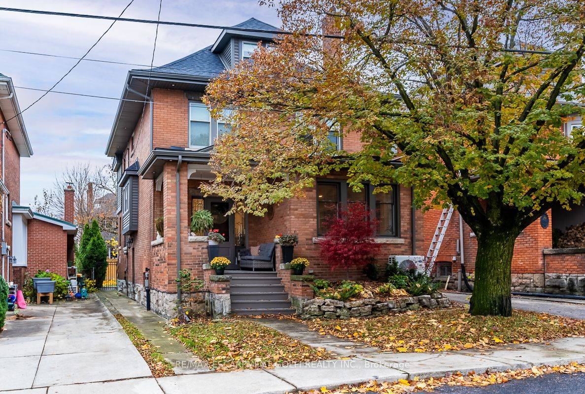 Rare Find 2. 5 Storey Brick Century Home zoned Duplex buyer to verify currently used as a single family home.