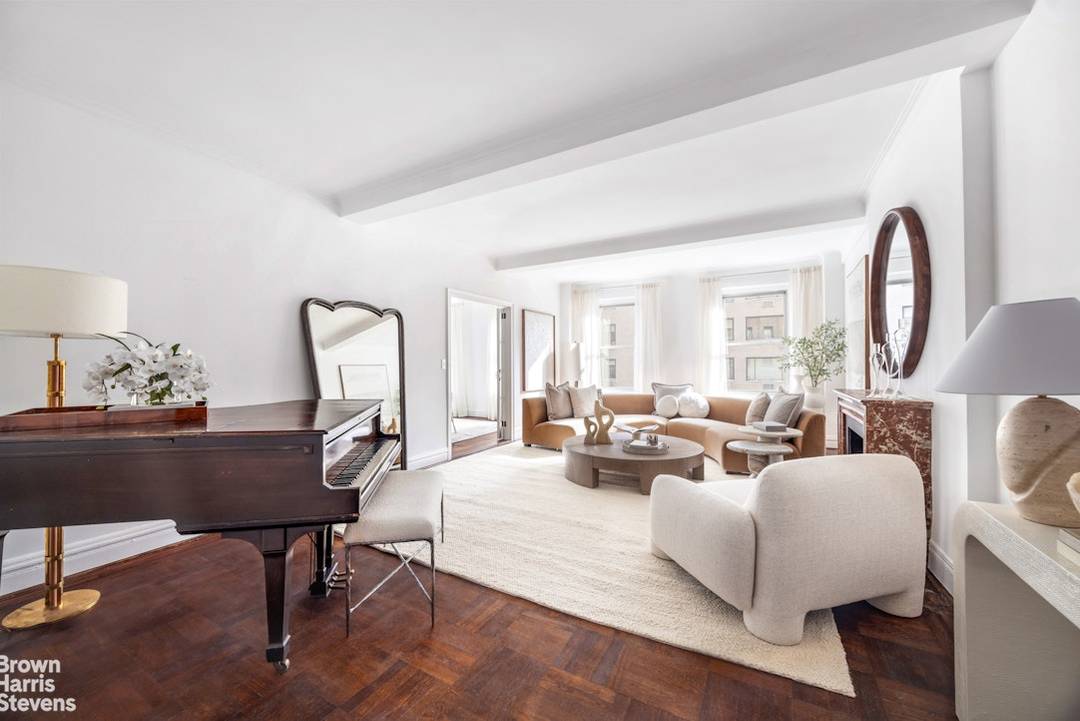 NEW TO MARKET ! An exceptionally rare offering of a majestic, sun drenched, all exterior facing corner classic 9 into 8 room home in one of Carnegie Hill's most sought ...