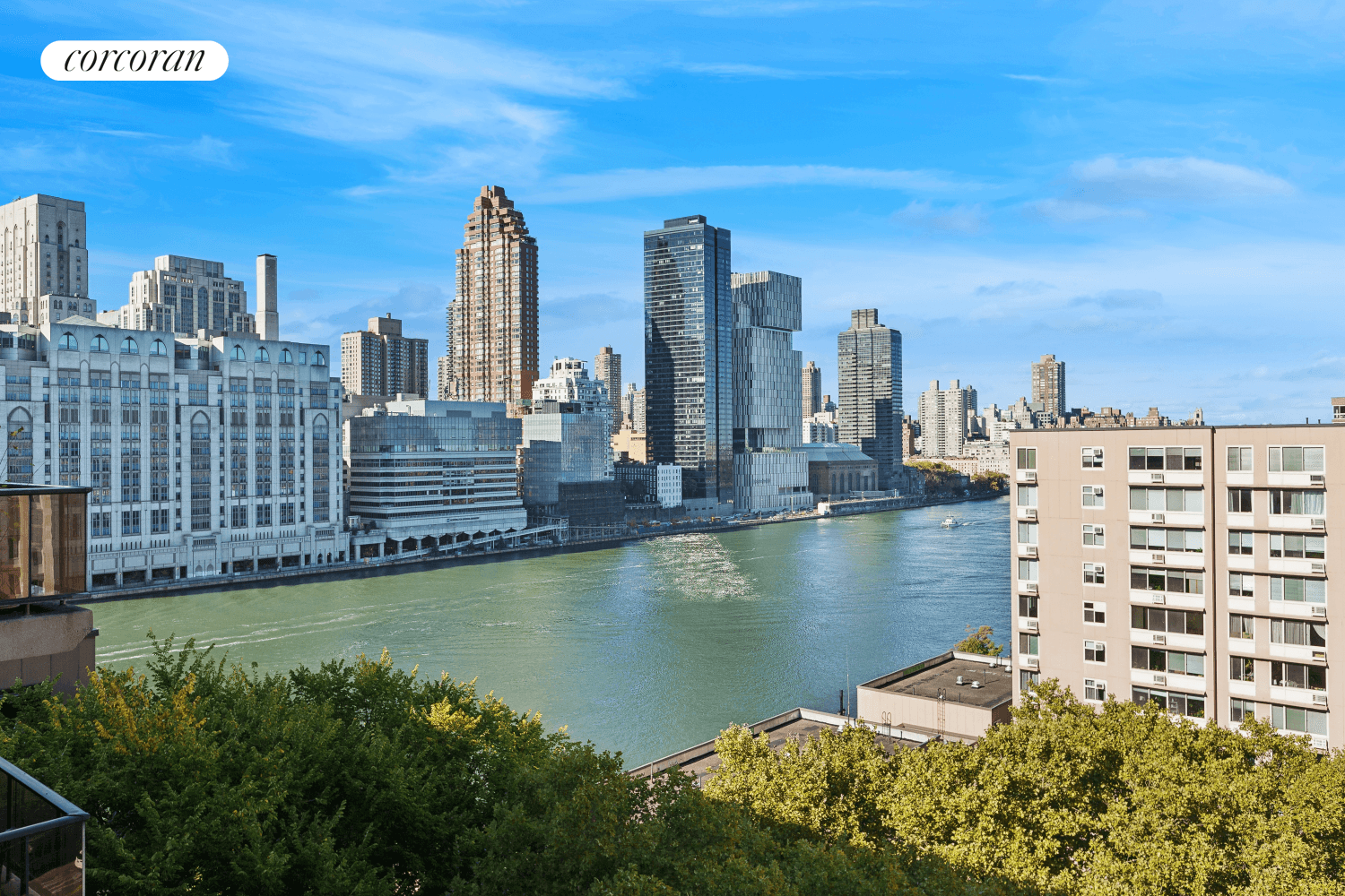 Bright and spacious 3 bedroom 2 bathroom with a private balcony in one of the most desirable co op buildings on Roosevelt Island !