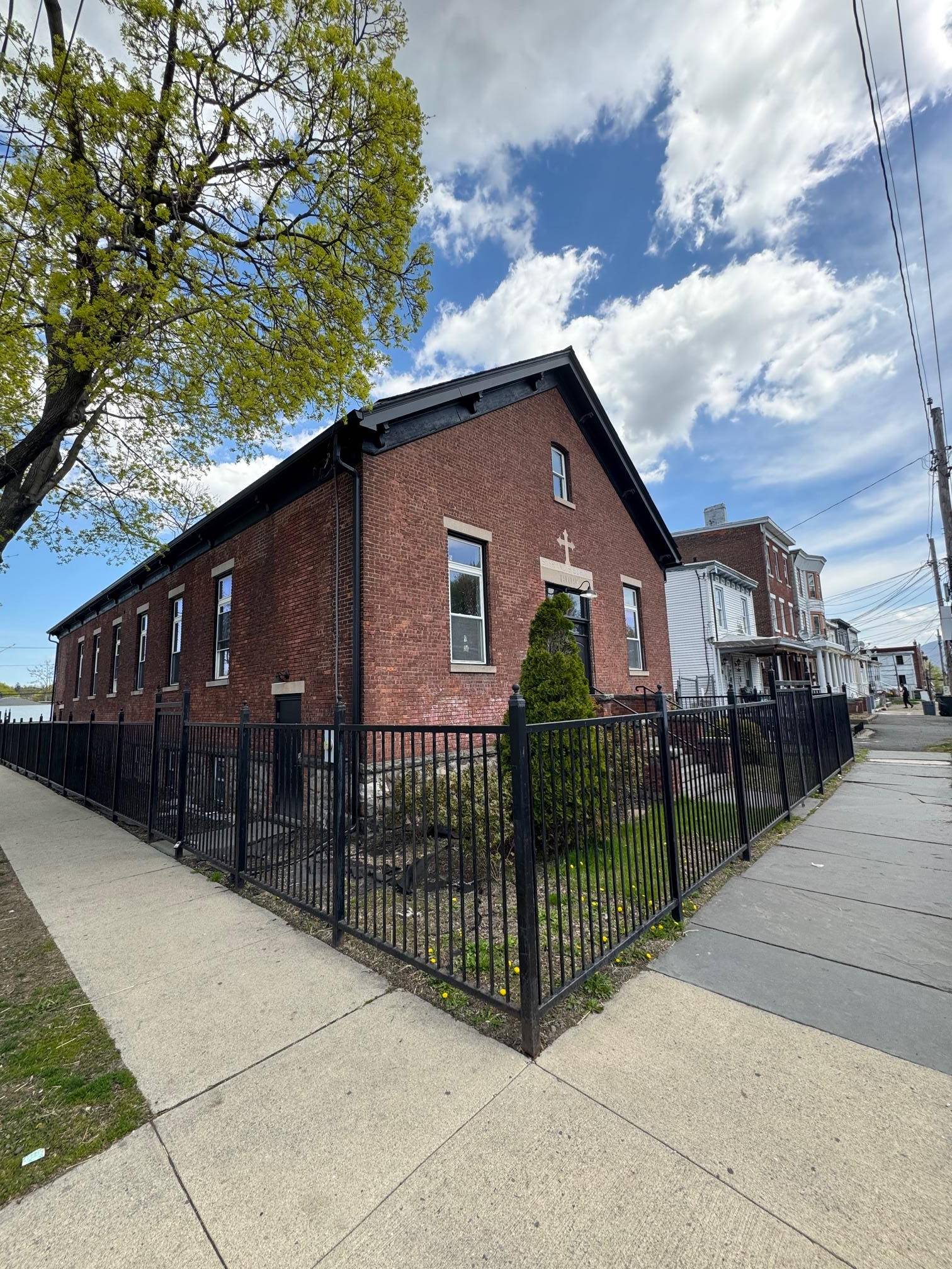 This brick building has lot of potential.