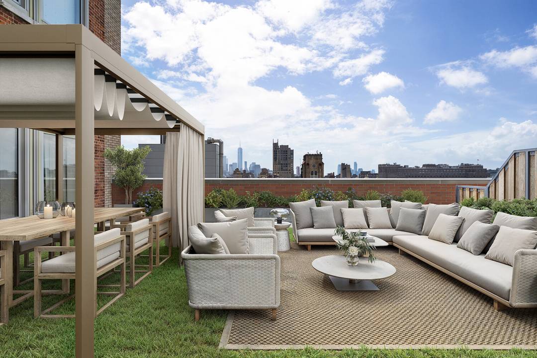 3 Bedroom with Expansive Private Terrace at The Chelsea Mercantile Welcome to Residence 15N at The Chelsea Mercantile, a rare and expansive home offering a seamless blend of indoor luxury ...