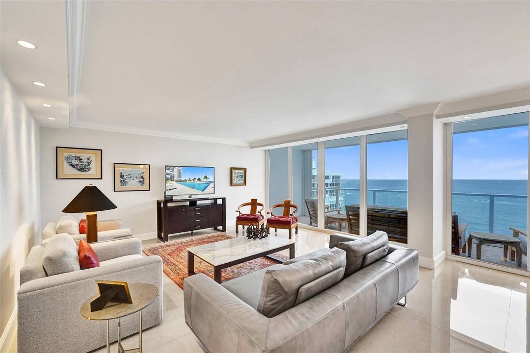 Spectacular, direct ocean views greet you as you step off your semi private elevator into luxurious Penthouse B.