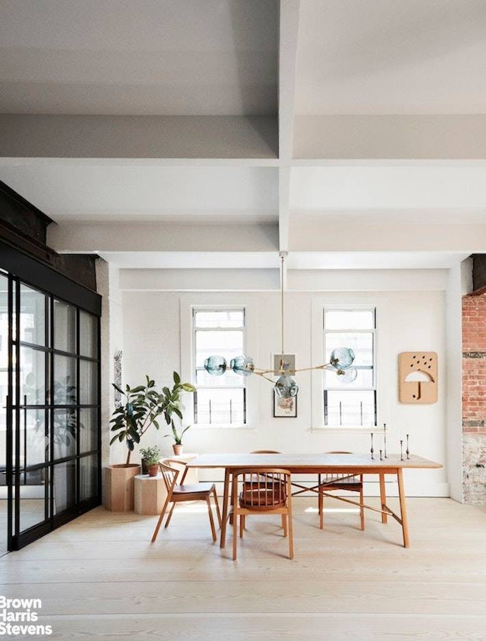 Straight out of the pages of Architectural digest this 3 bedroom loft in the heart of Tribeca was conceptualized to meld Scandinavian Modern design with Tribeca industrial by S ren ...
