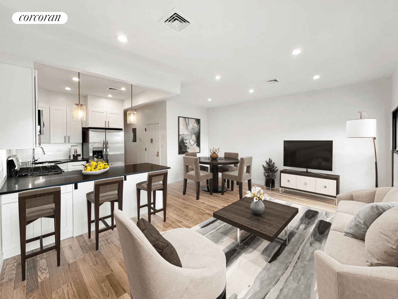 Newly Renovated 2 Br 2 Full Bath in North Park Slope.