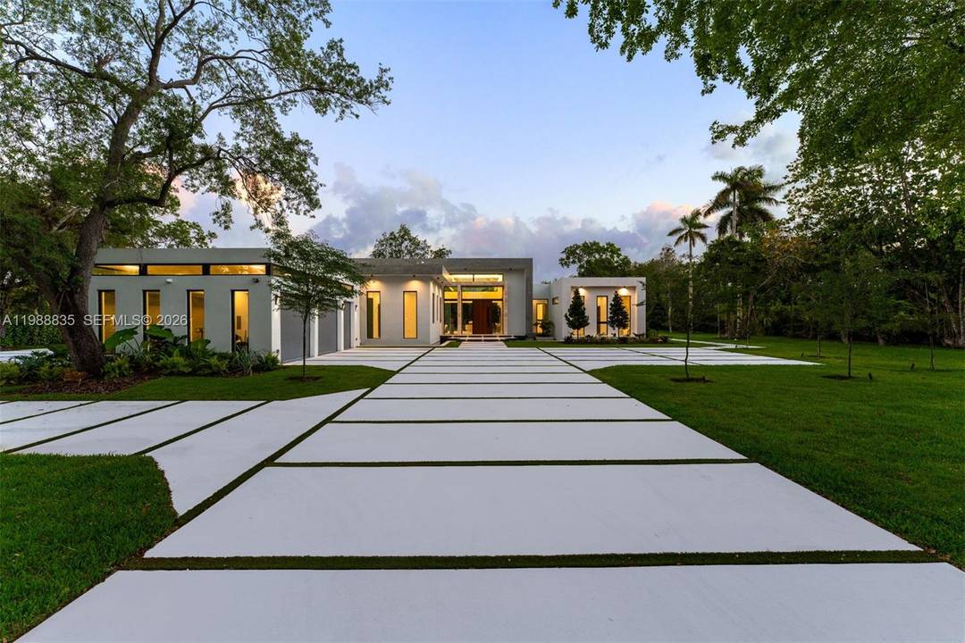 A masterclass in refined, brand new construction, this extraordinary one story estate sits on a 1.