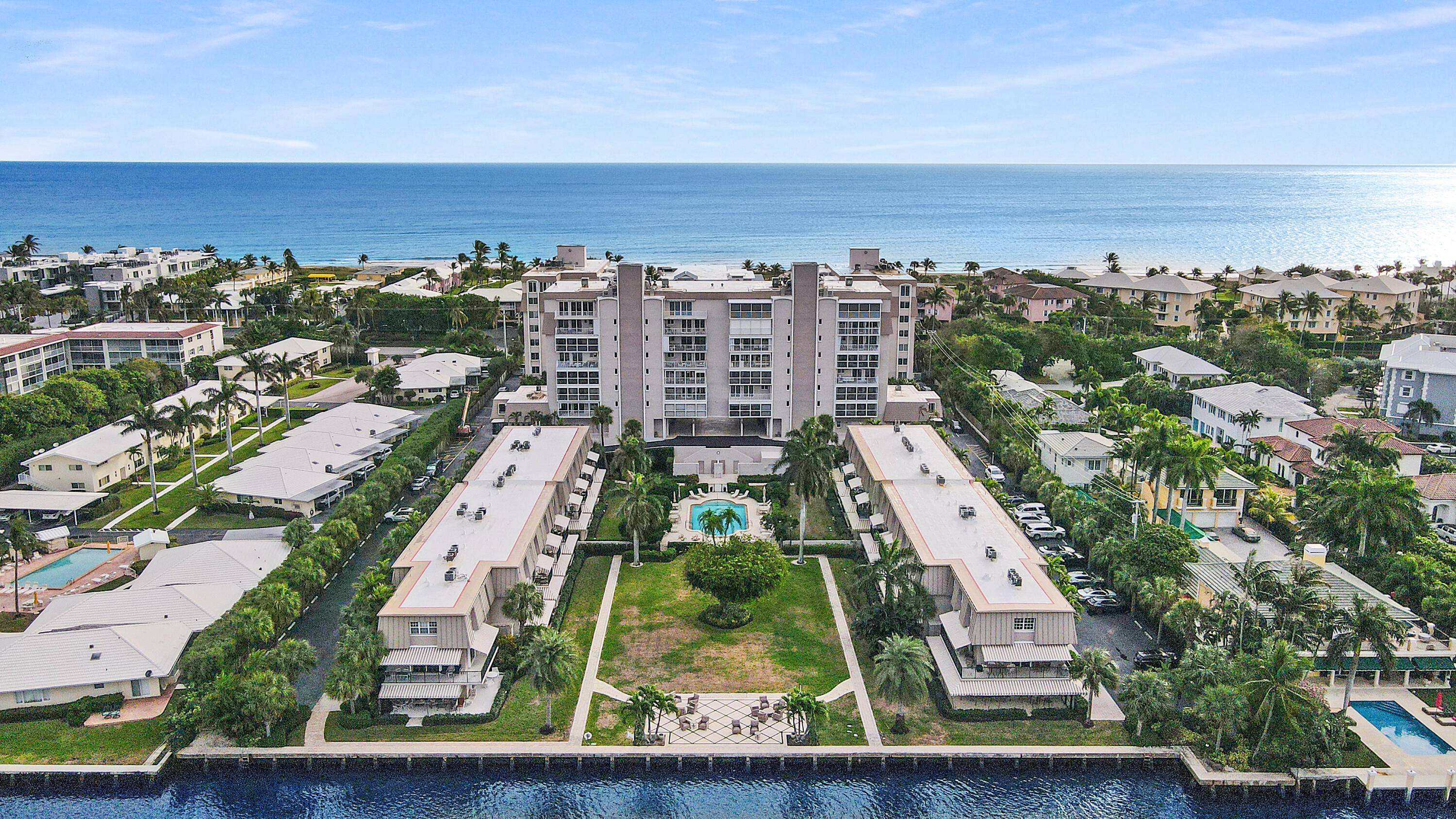 This exquisite oceanfront luxury condo in Delray Beach is a haven of sophistication opulence.