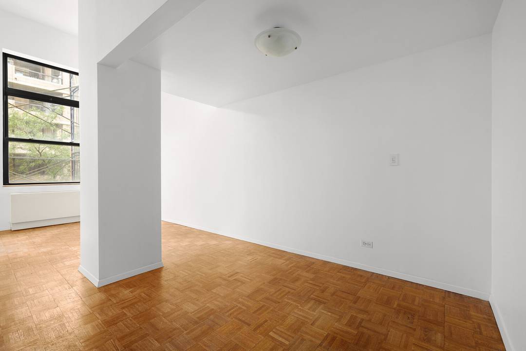 Welcome to Residence 3J at 1255 Fifth Avenue, a pre war condo, where soaring ceilings and a gracious lofted area define this one bedroom, one bathroom home.