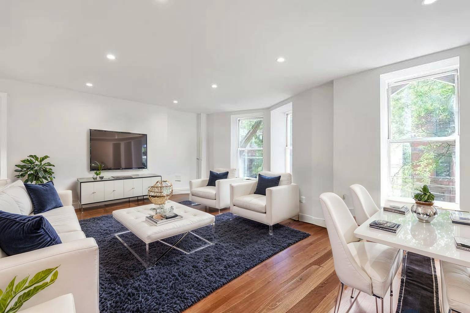 Renovated Full Floor 3 Bedroom, 2 Bathroom with Modern Renovation, In Home Laundry, and Radiant Heat Floors Centrally located on 4th Street between 6th and 7th Avenues in Park Slope, ...