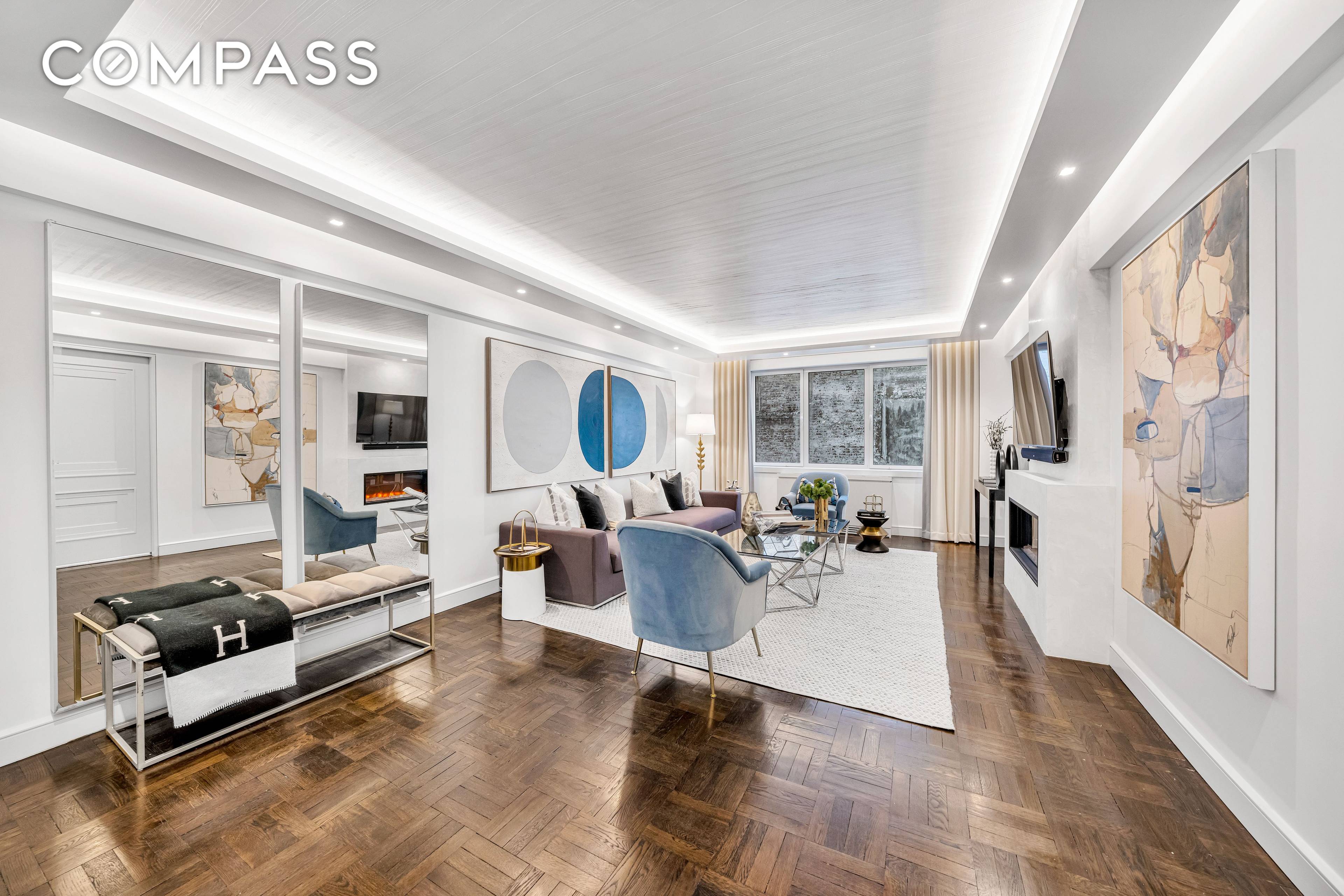 Showing are by Appointment Only Step into unparalleled luxury with this beautifully reimagined 2 bedroom, 2 bathroom corner apartment, ideally located just across from Central Park.