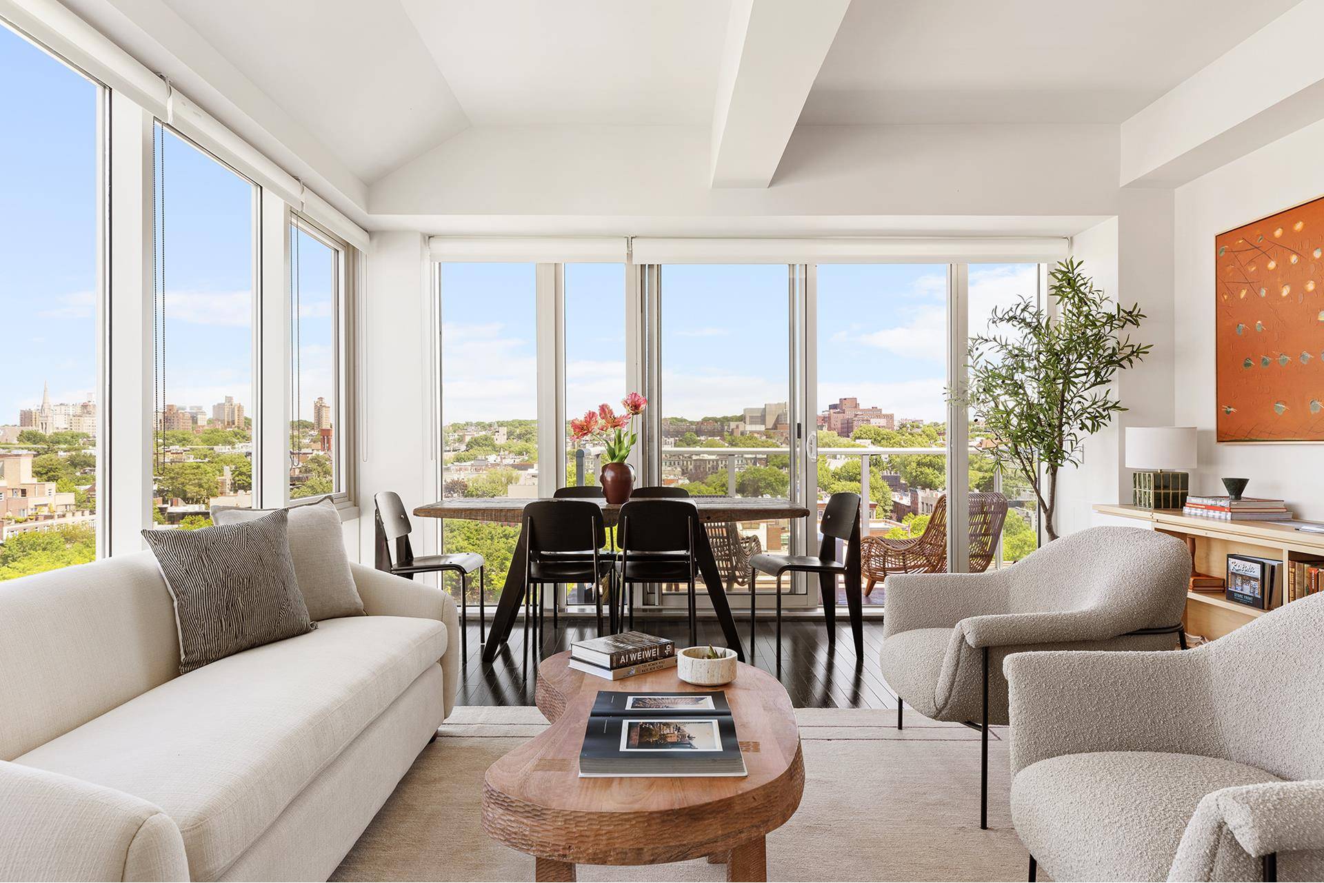 Light drenched, with views in every direction, live exceptionally in this penthouse floor corner 3 Bedroom 2 Bathroom unit with triple exposures to the North, East, and West, located at ...
