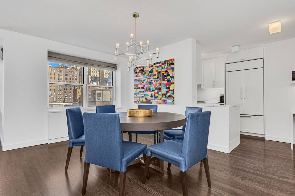 Newly renovated and beautiful corner two bedroom, two bath, flooded with natural light throughout !