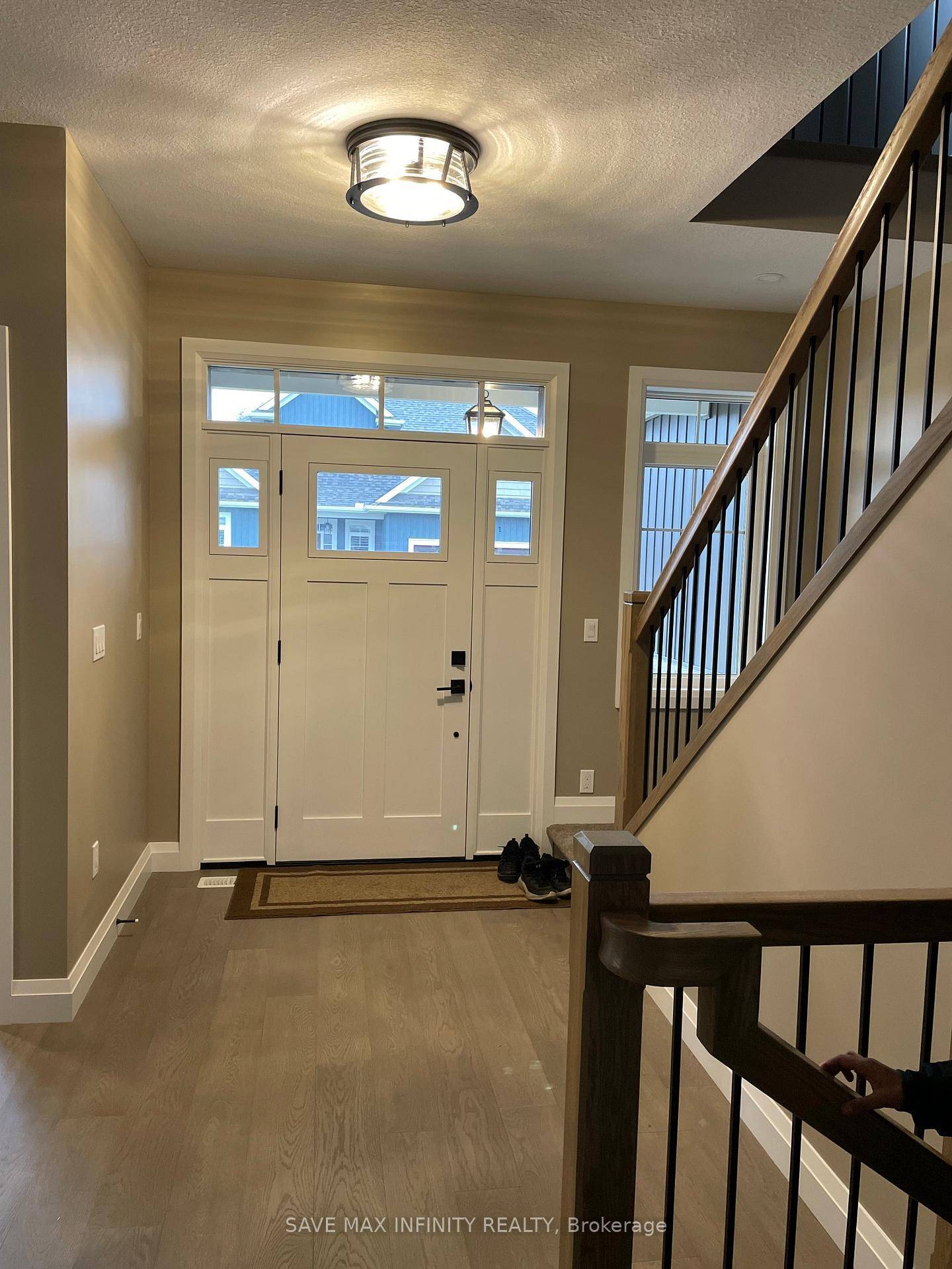 Approx 1 year old bungalow with loft, large kitchen, great room, dinning area, large foyer, double car garage, extra wide stairs, covered porch front and back, stainless steel appliances