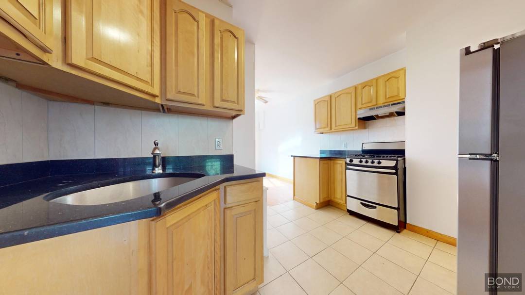 Bright apartment with windows facing North and South Nicely updated kitchen with marble and stainless steel Gorgeous hardwood flooring throughout Three subway lines within 5 minutes away Best neighborhood for ...