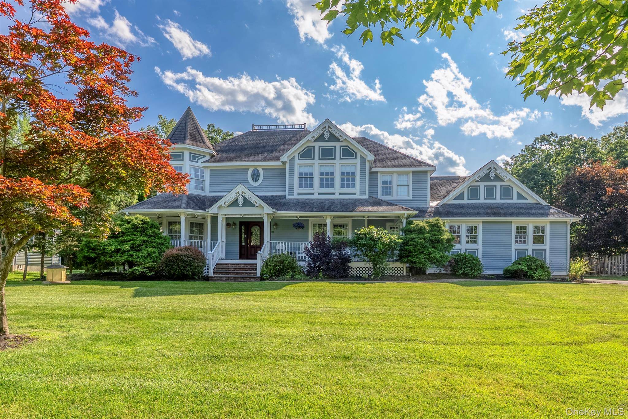 Step into a storybook setting at 21 Amy Court, an exquisite Thomas Kinkade like residence nestled at the end of a quiet cul de sac in the sought after Hillside ...