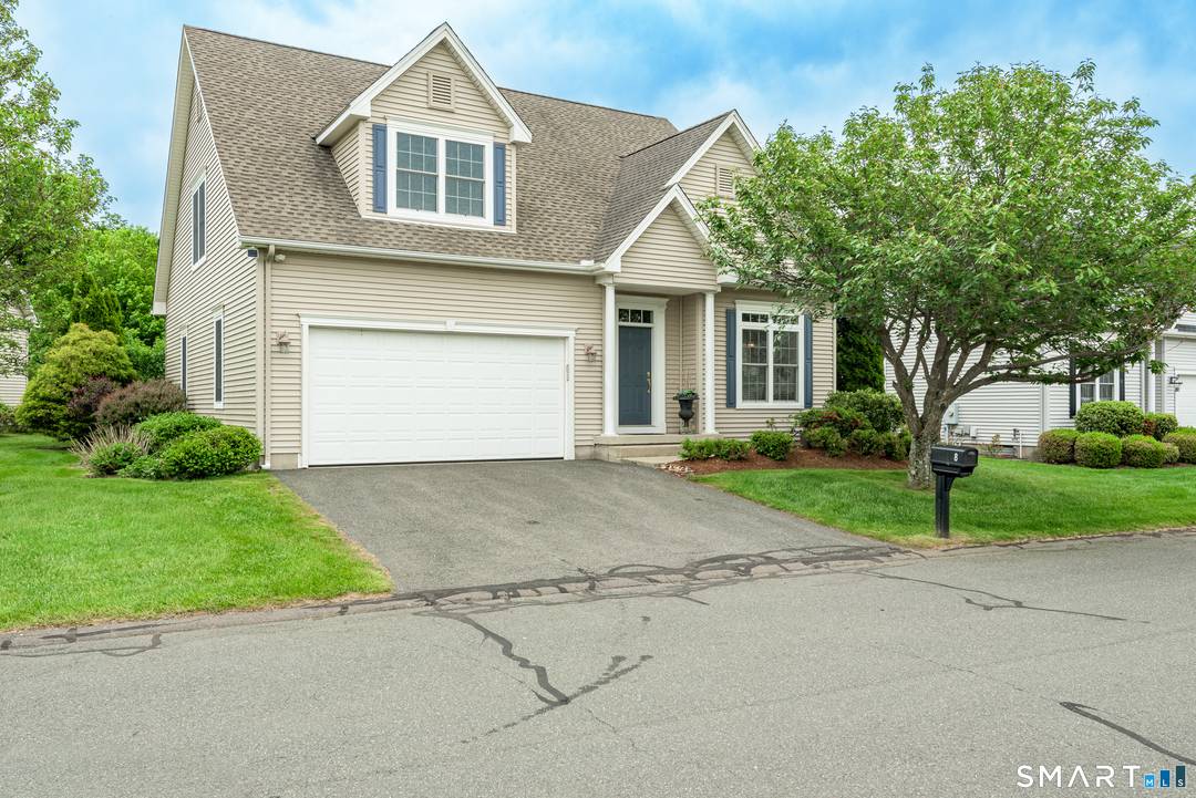 Welcome to 8 Greendale Drive a beautifully appointed, meticulously maintained single family detached home nestled in Greendale Village, Suffield's premier 55 active adult community.