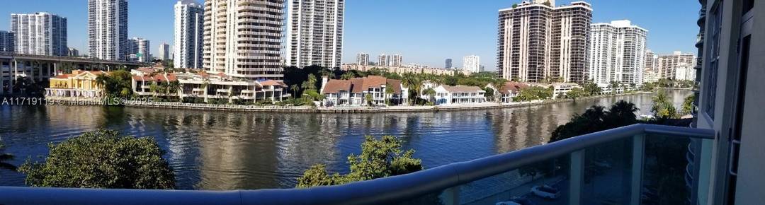 Enjoy breathtaking intercoastal views from both the living room and bedroom.