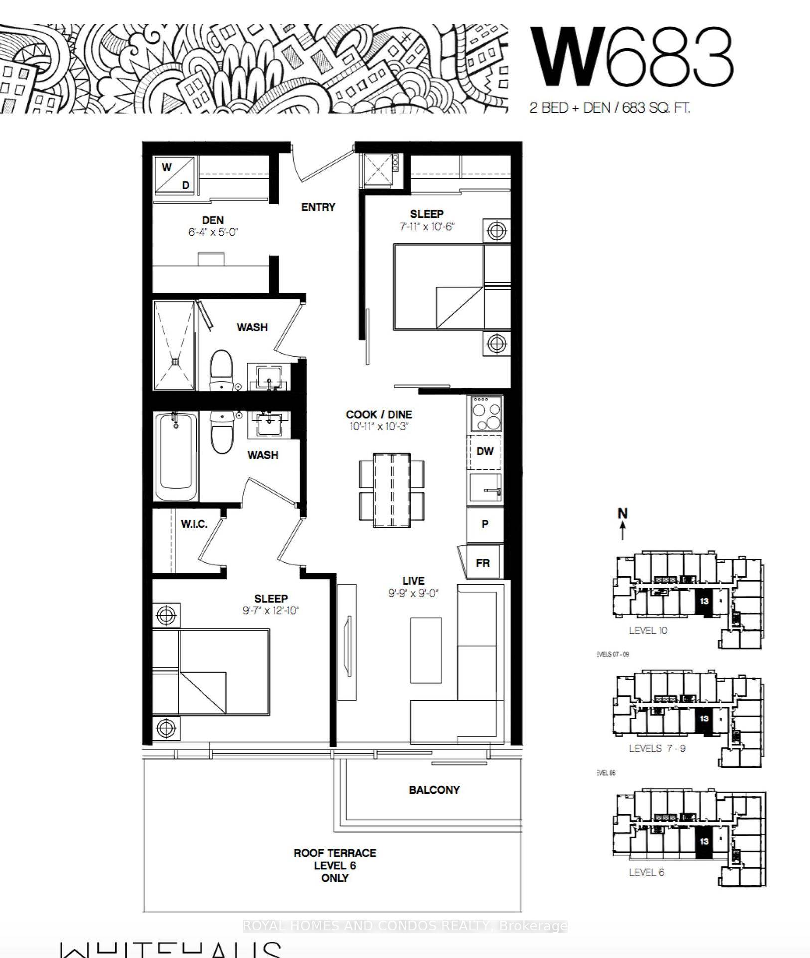 Fabulous View From This 2 Bedroom Plus Cozy Den With 2 Bathrooms.