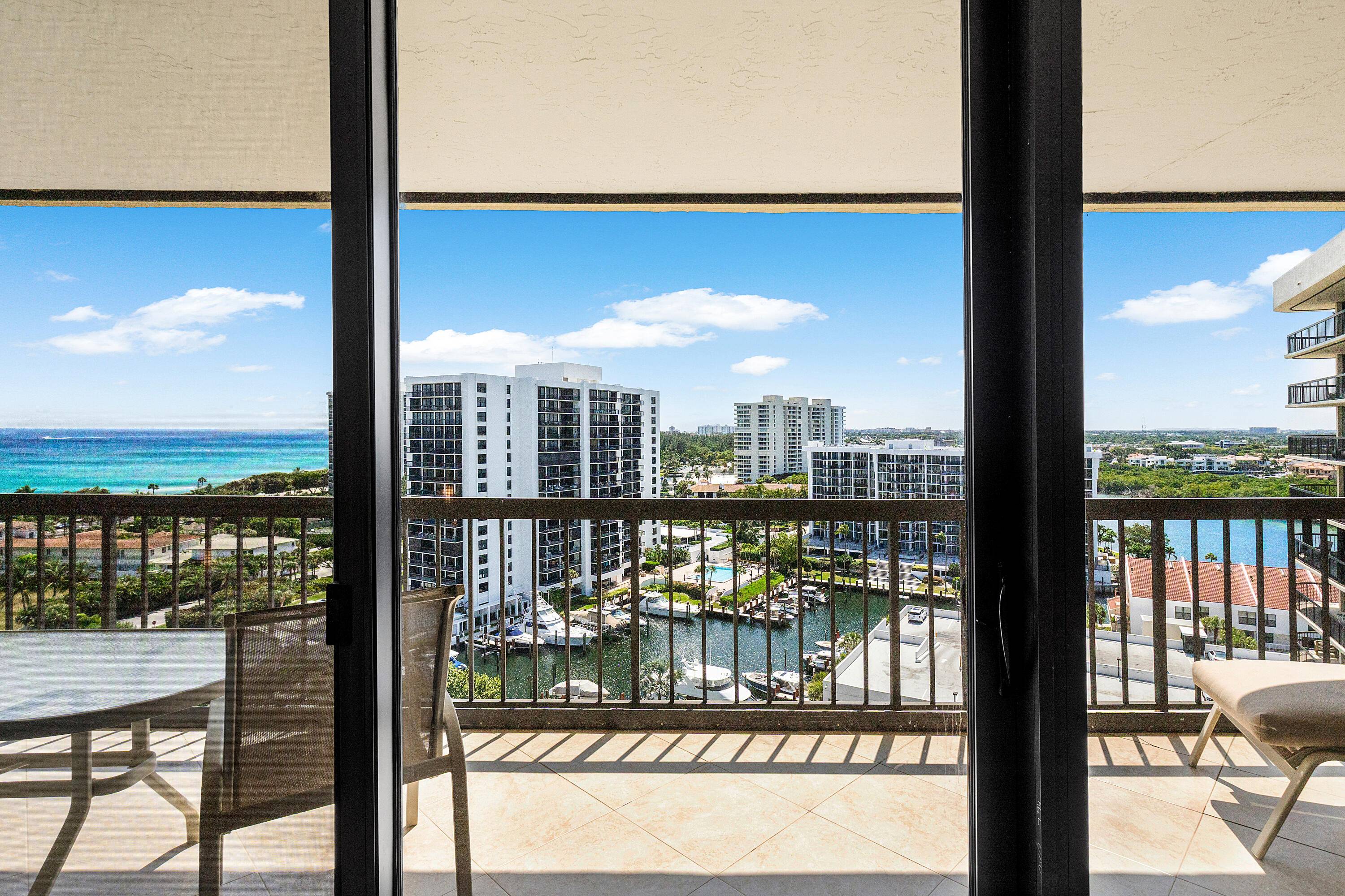 Rarely available S facing Lower Penthouse in exclusive Highland Beach.