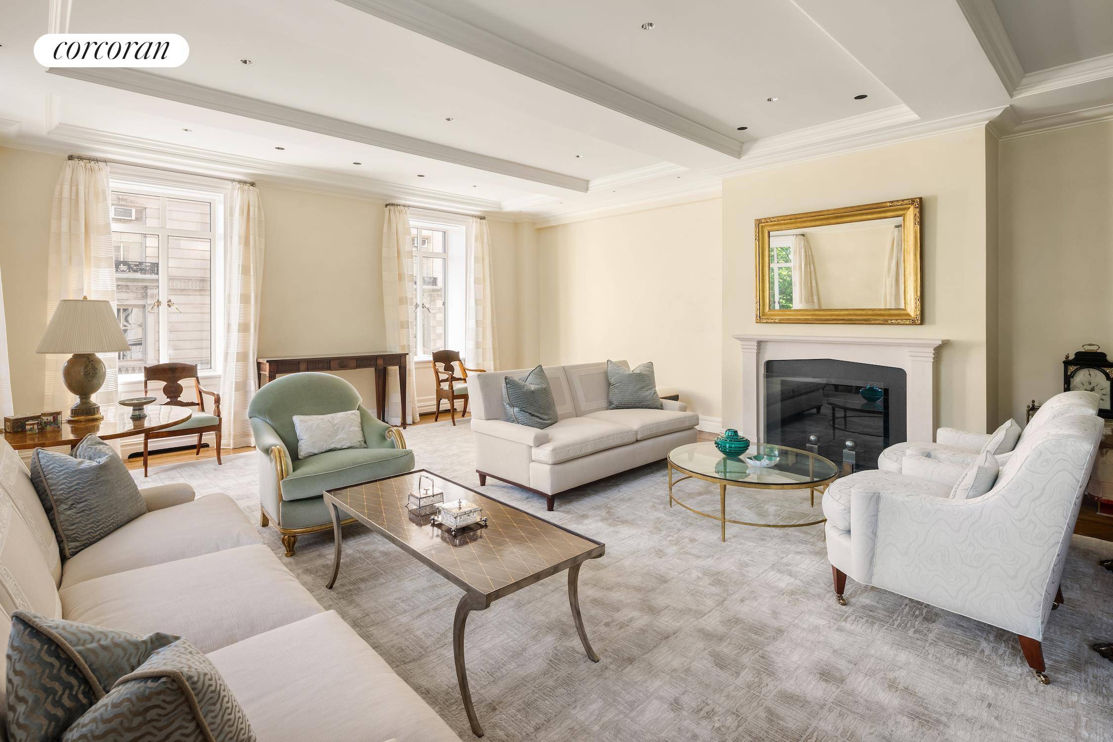 Perfectly situated in the premier prewar co operative, The San Remo, this extraordinary thirteen into ten room corner residence has been expertly renovated by the renowned architectural firm Hottenroth Joseph ...