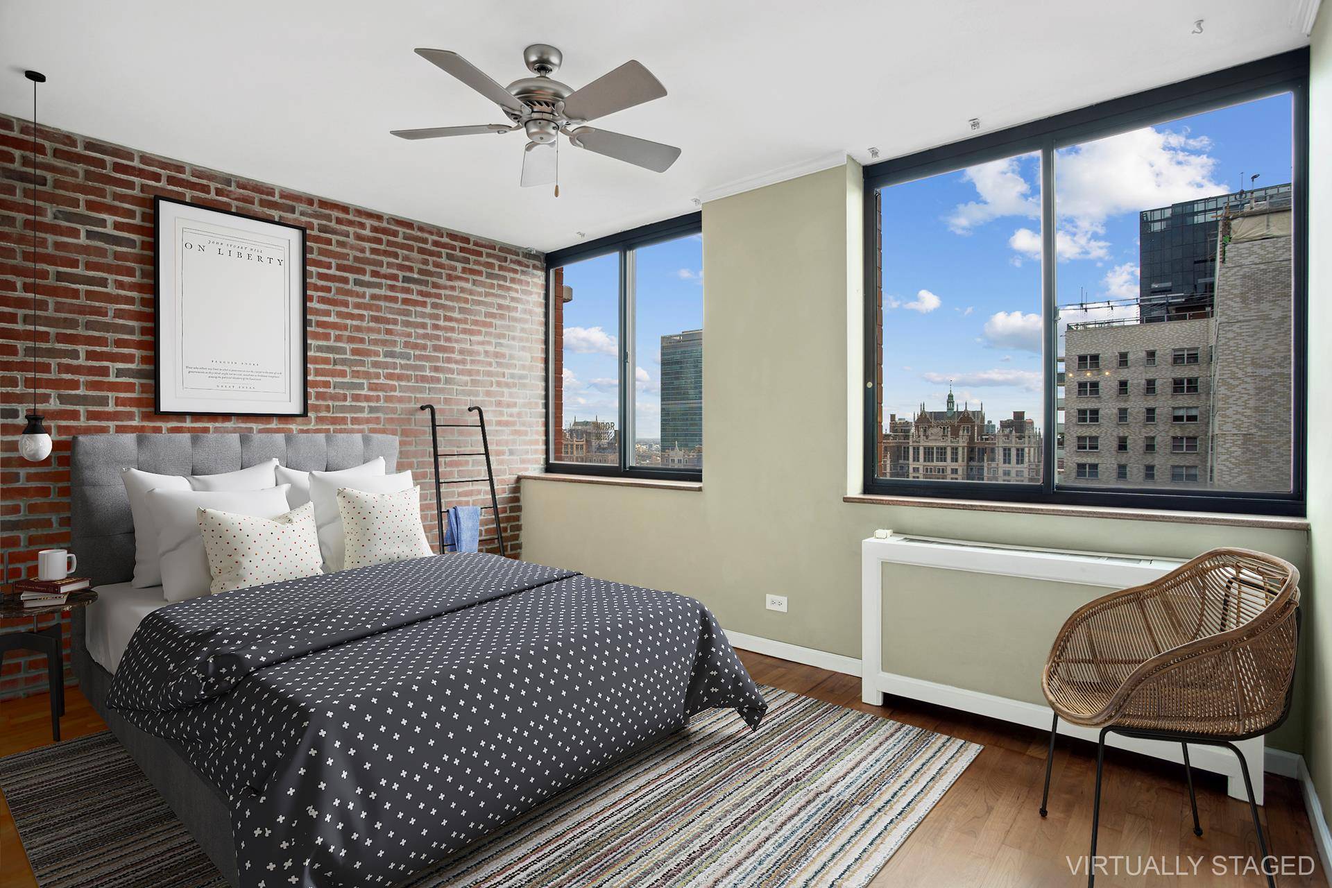 Welcome to this bright and spacious one bedroom condo offering a rare combination of luxury, comfort, and convenience.