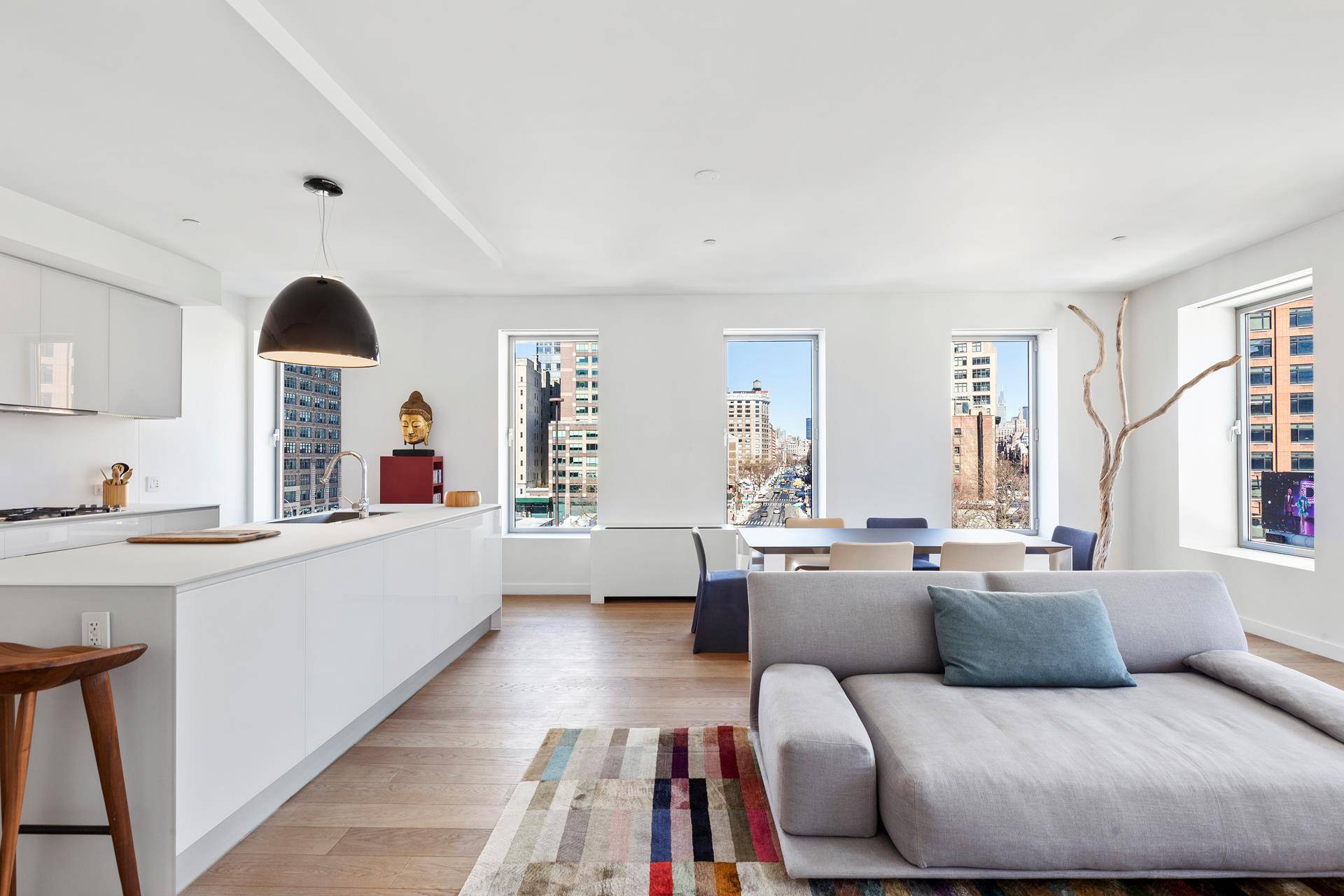 First time offered this stunning split two bedroom, two bath residence with its own parking spot and storage room.