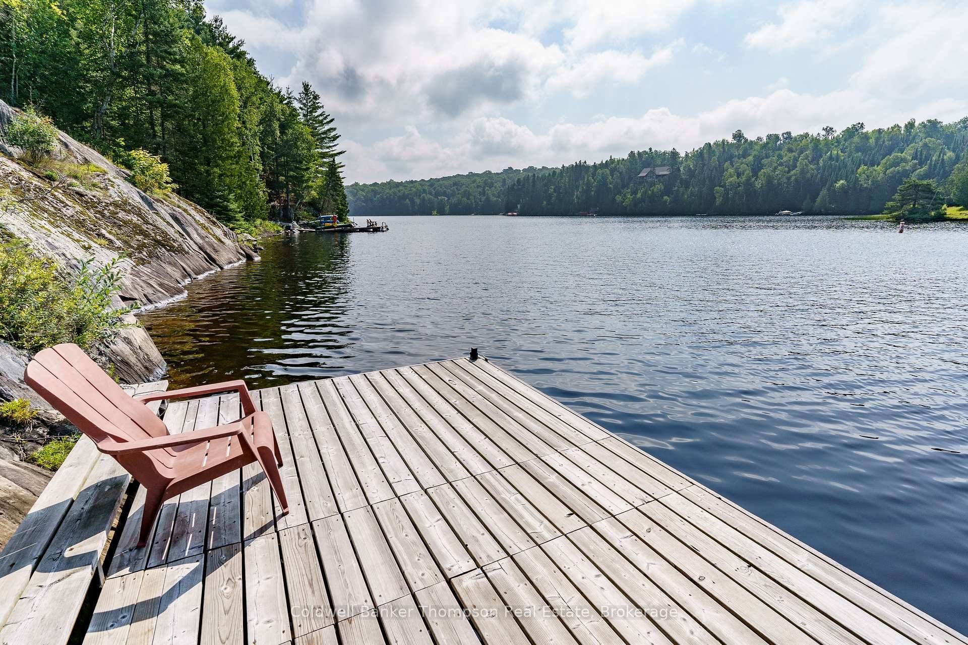 Year round living enjoyment in this parklike setting, 190 feet of natural canadian shield deep water shoreline.
