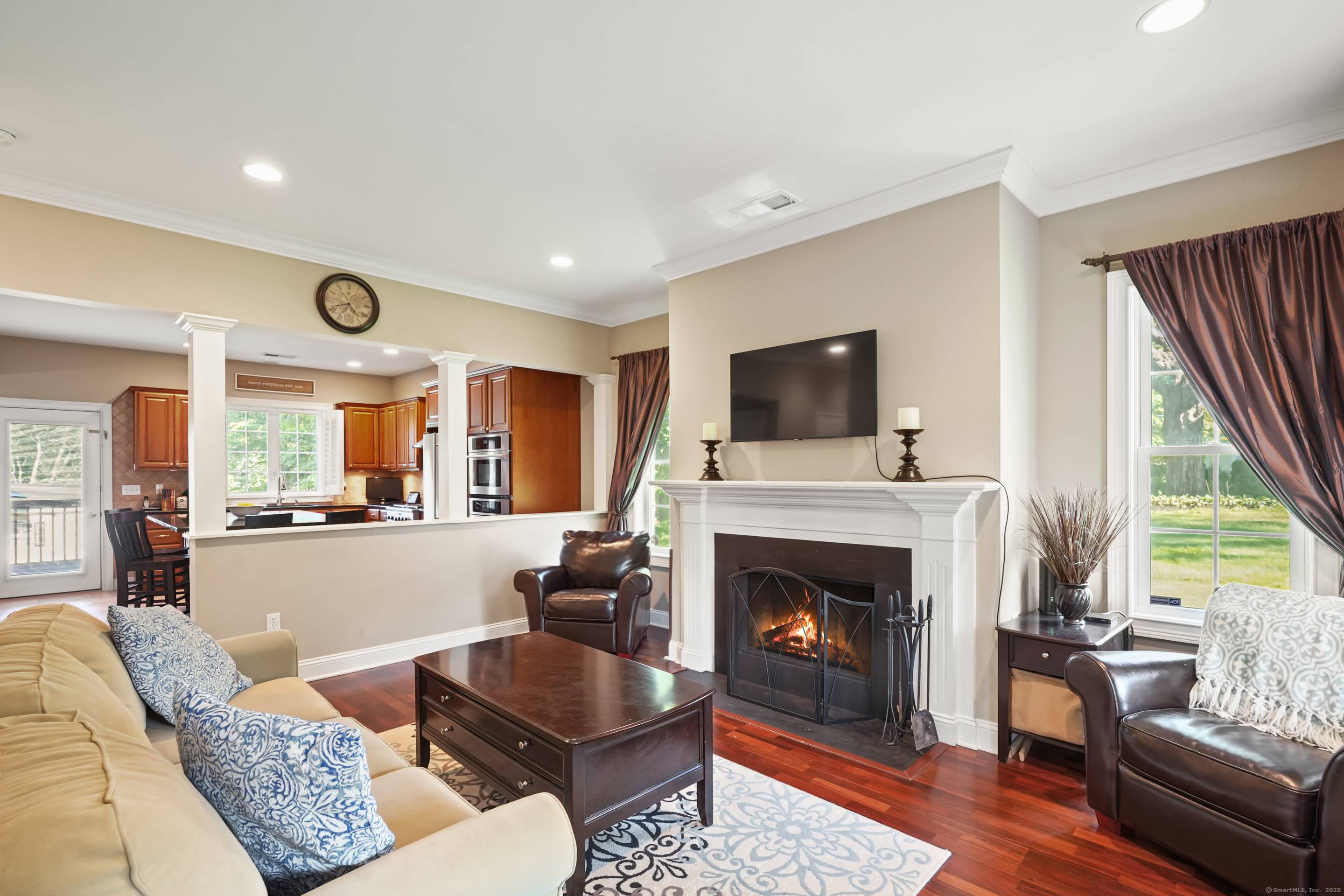 Set on beautifully manicured grounds in a coveted enclave, this four bedroom Colonial offers timeless architecture elevated finishes designed for comfort modern distinction.