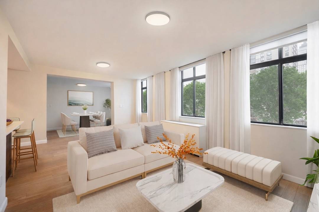 Turnkey and beautifully renovated, this true 3 bedroom, 3 bathroom condo offers approximately 1, 600 square feet of oversized rooms, thoughtful design, and exceptional storage in one of Battery Park ...