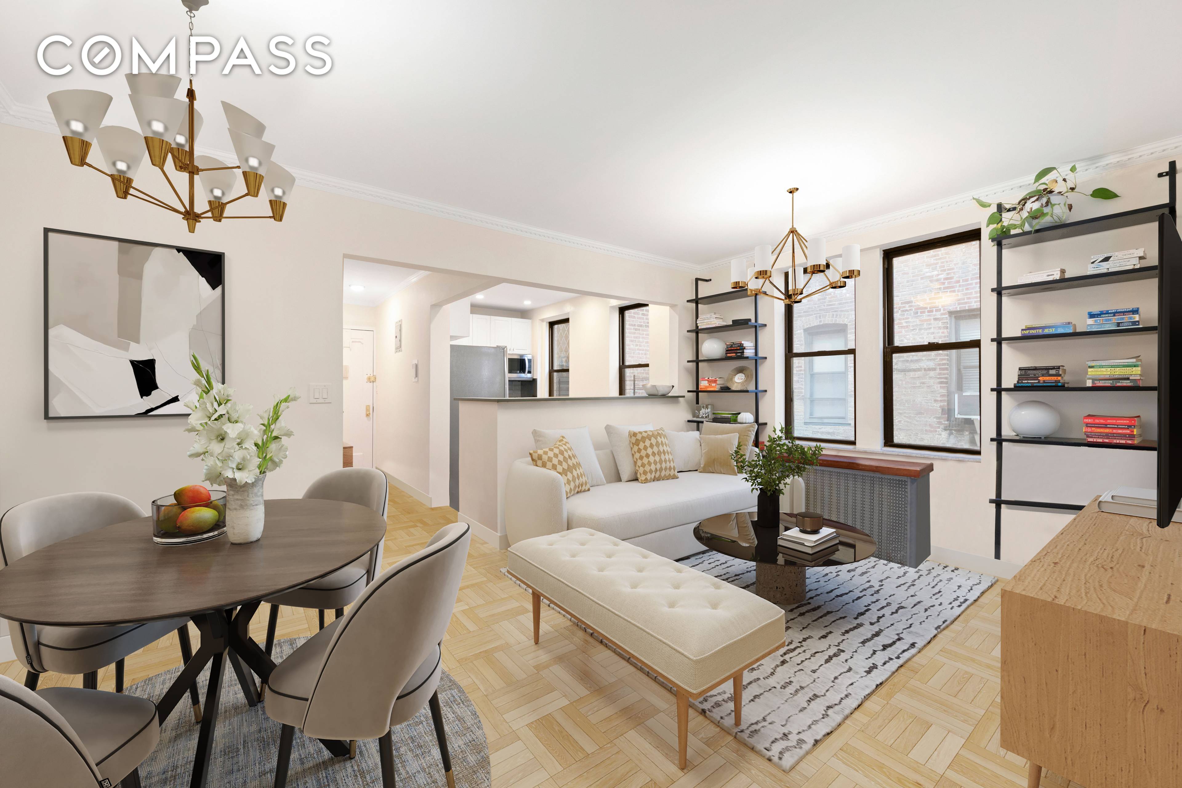 Charming pre war two bedroom, one bathroom home in the heart of the Upper East Side at 315 East 88th Street.