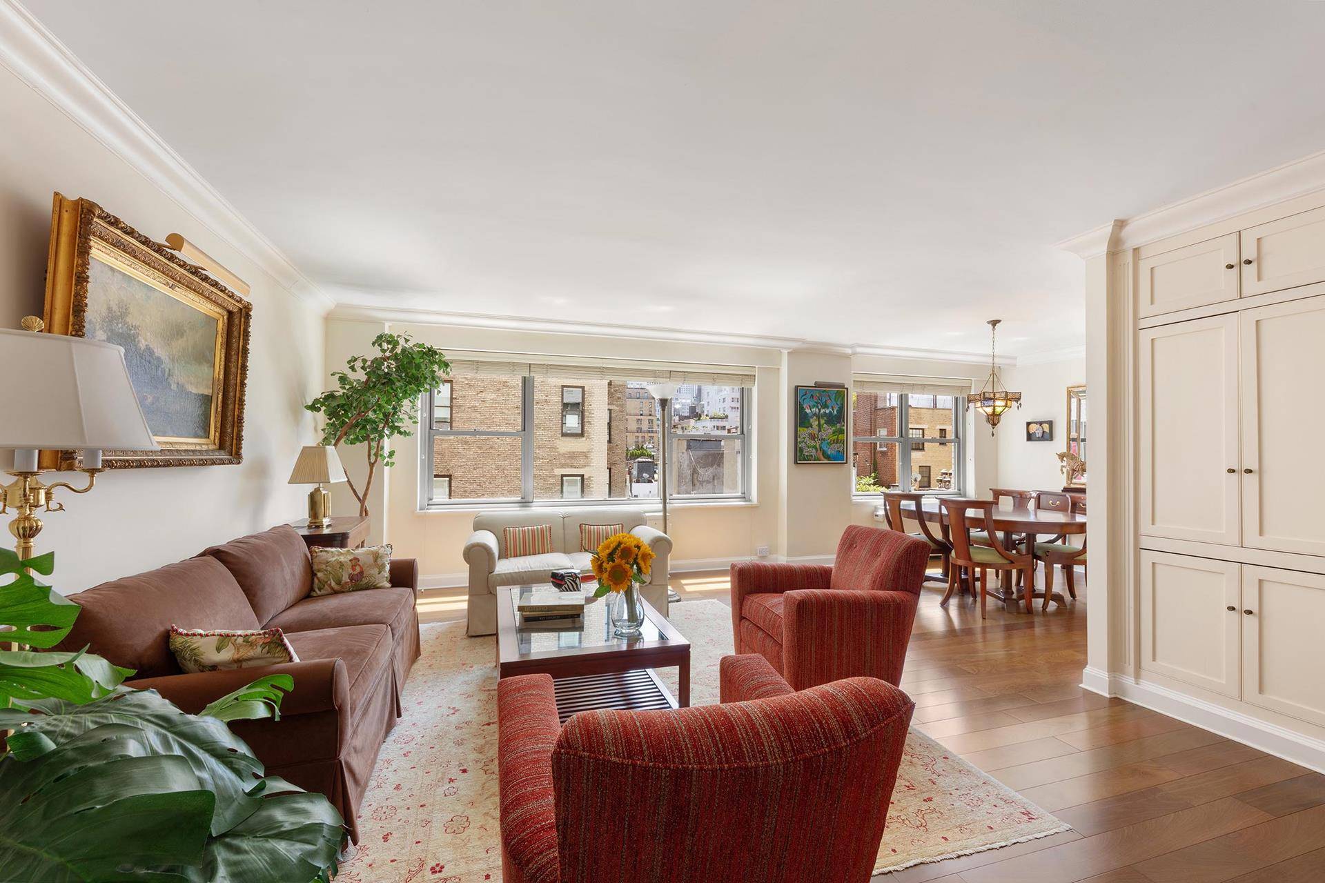 Welcome to Apartment 9A, a rarely available, sun filled home located in one of Park Avenue's most prominent white glove cooperatives.