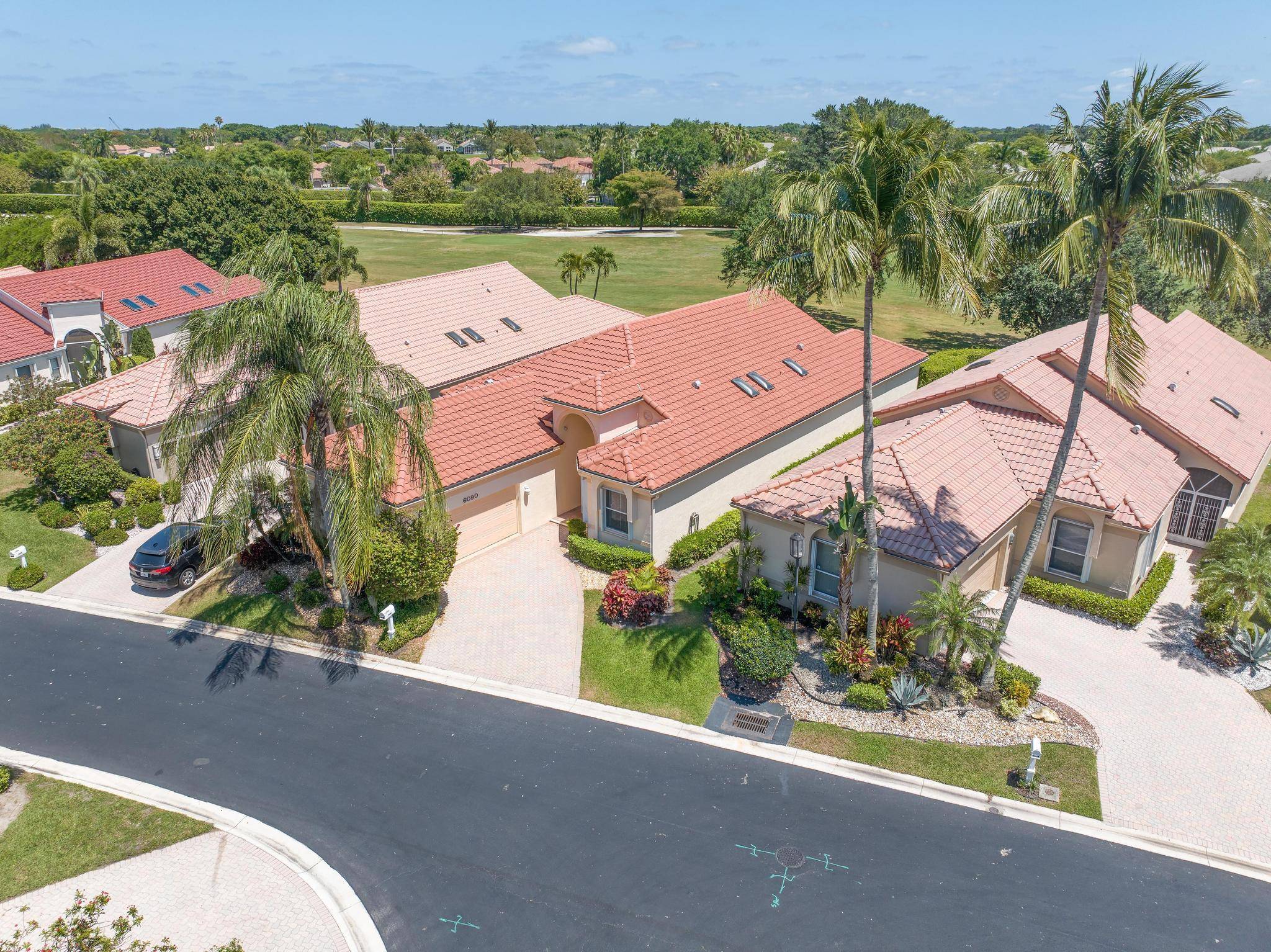 Extra welcoming light and bright entrance in the largest floor plan with cathedral ceilings and a beautiful view of the golf course.