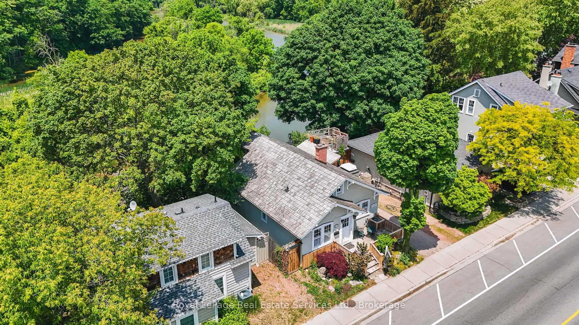 Incredible waterfront bungalow with walk out lower level and spectacular views over the 16 Mile Creek located steps to the heart of Downtown Oakville.