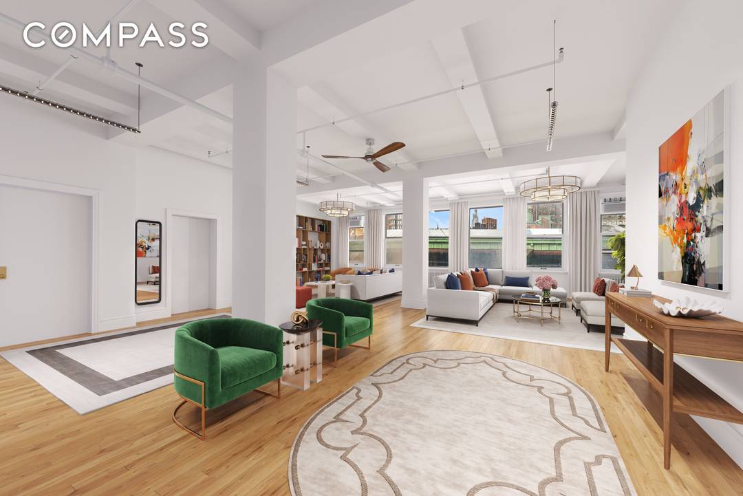 FULL FLOOR White Box loft with a canvas spanning approximately 4, 000 SF awaits your custom vision !