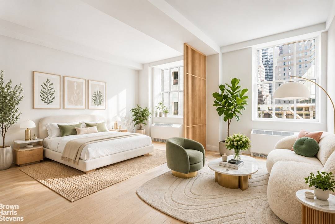 Investors ! ! ! We are excited to offer the most spacious studio with a separate workspace, and double vanity for sale on the 15th floor of One Wall St, ...