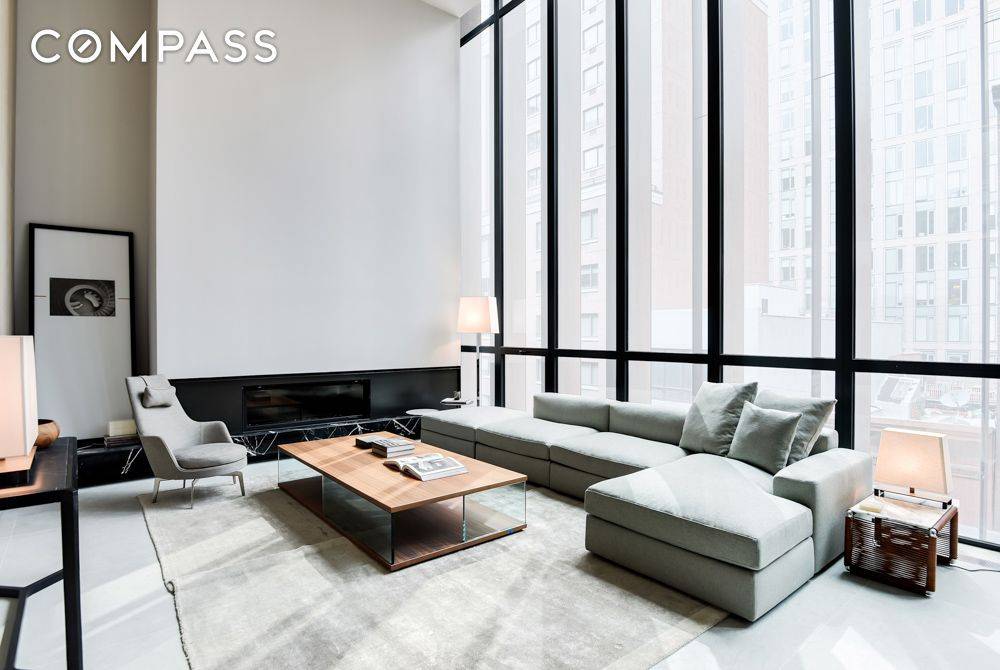 This gracious 3, 586 SF floor through five bedroom, five bathroom duplex residence is designed with the distinction of a privately commissioned home, offering generous proportions and abundant light throughout.