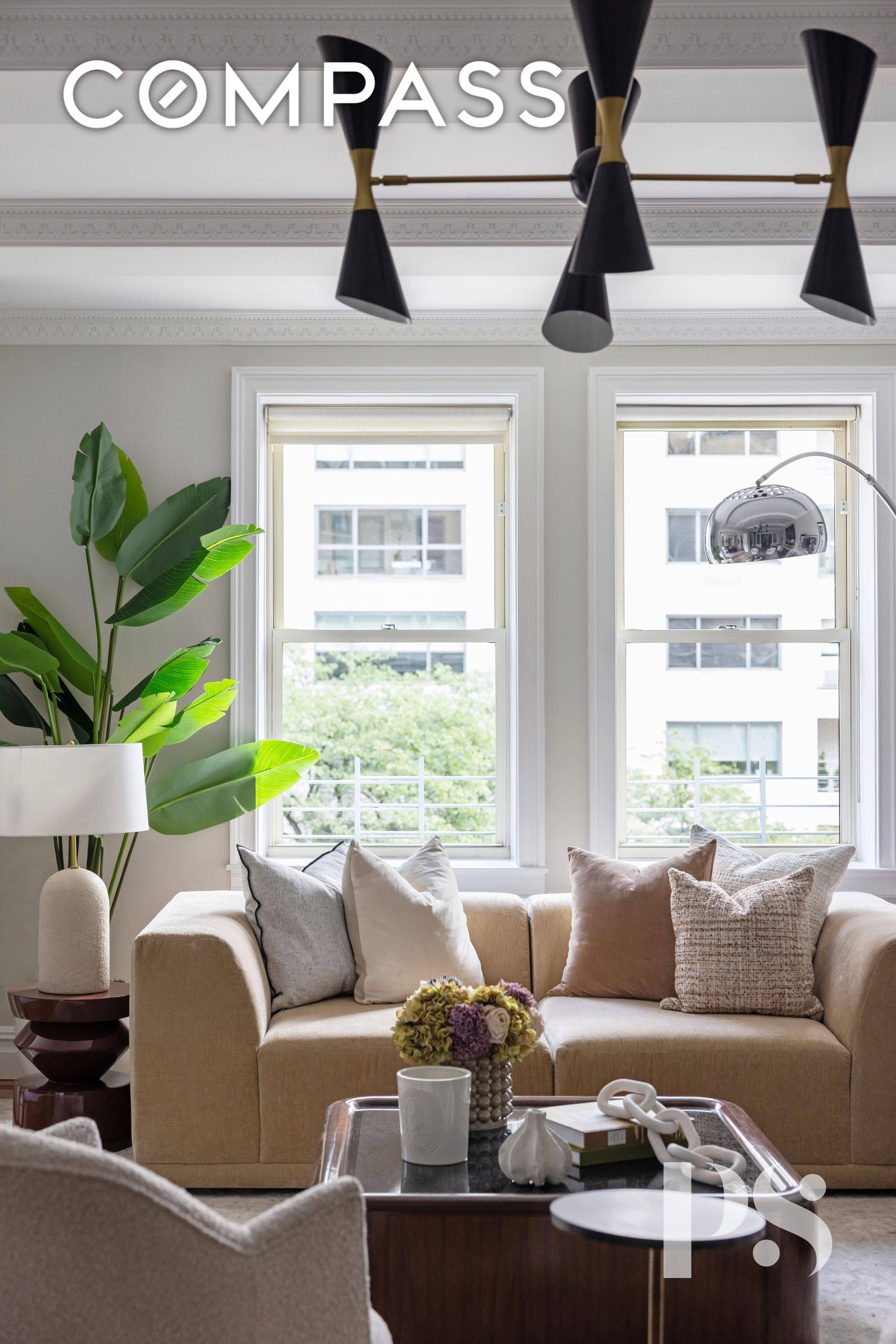 An extraordinary opportunity awaits to own a highly coveted front corner three bedroom, three bathroom residence in one of Park Avenue's most distinguished prewar condominiums.