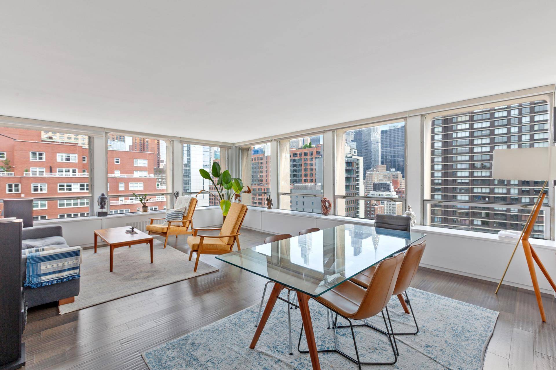 Expansive one bedroom one bath at the renowned architect I.