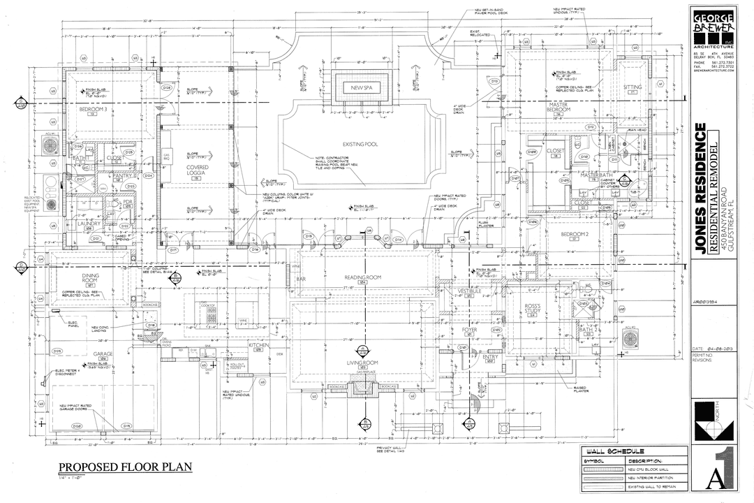 Nothing has been overlooked in this gracious three bedroom with a large den, three and one half bath residence ideally situated on close to half an acre in the heart ...