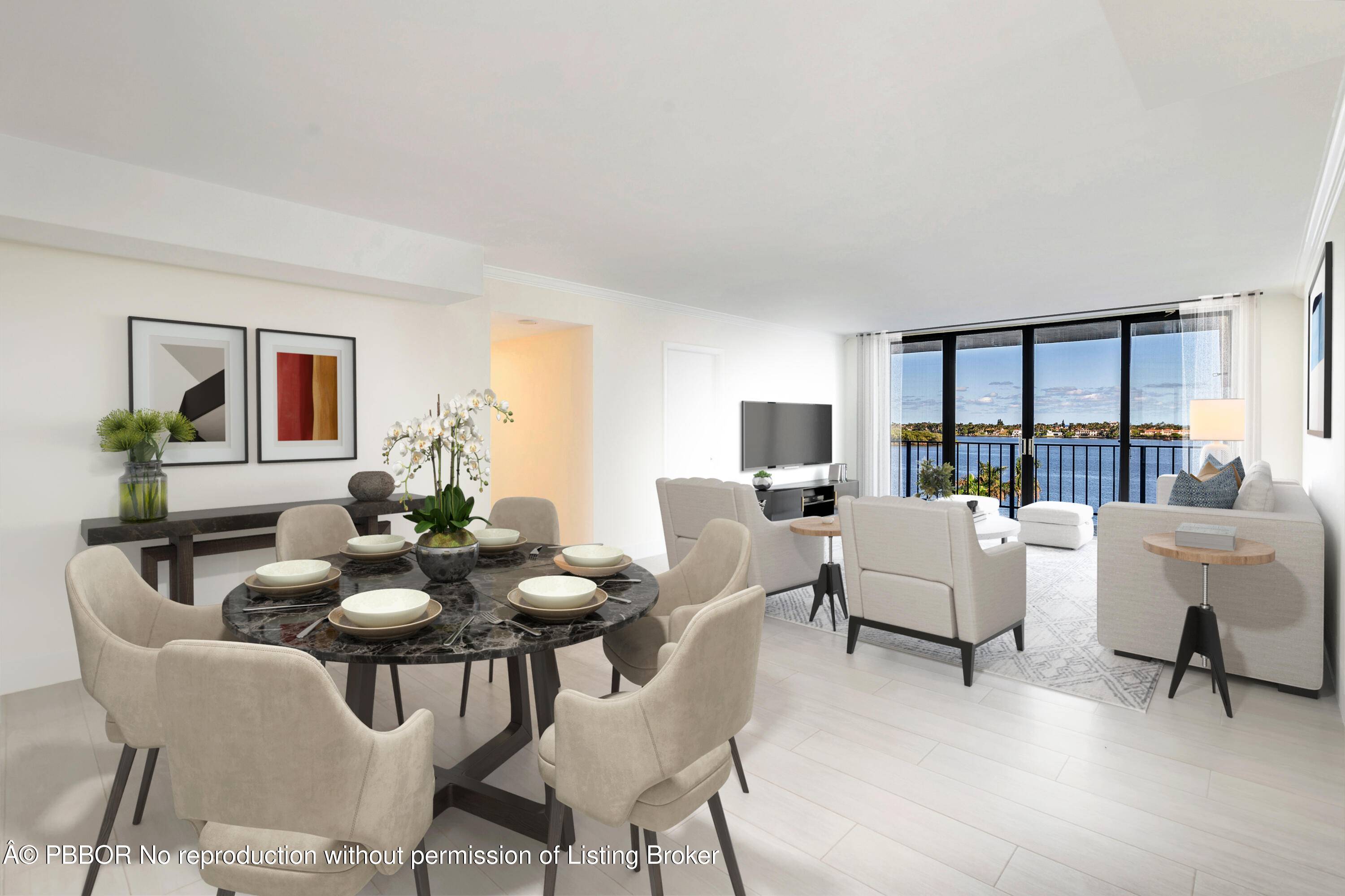 This 3 bedroom, 2 bathroom condominium at Portofino South offers 1, 685 square feet of living space with direct Intracoastal views and a private balcony overlooking the water and the ...