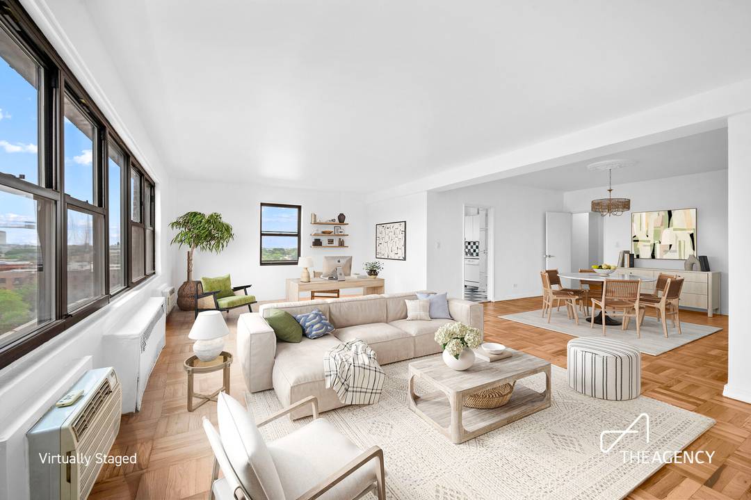 Bright Corner 2 Bed, 1 Bath Penthouse with Ex pansive City Views Welcome to Apt 11A a sun soaked, corner penthouse offering over 1, 600 square feet of living space.