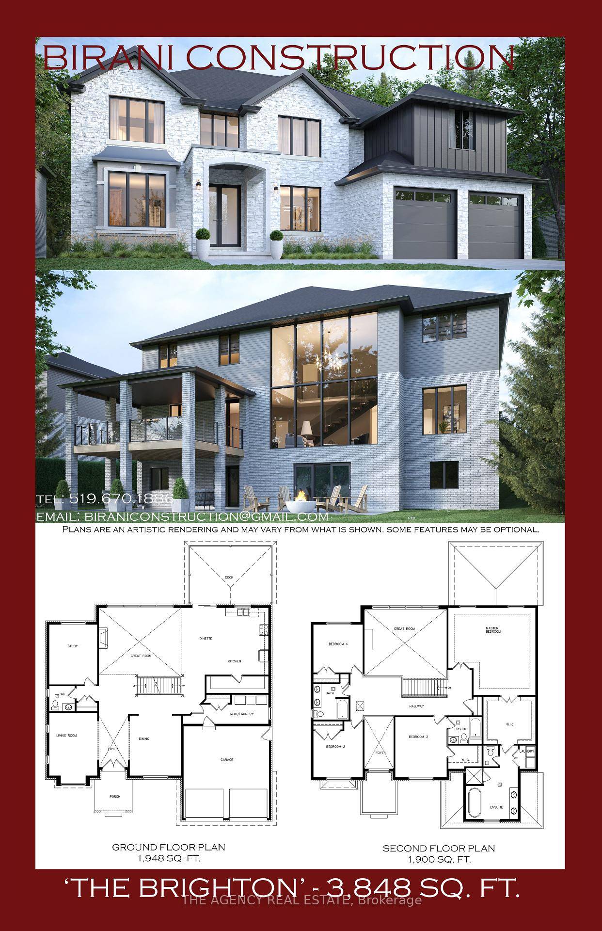 Stunning 3, 850 Sq. Ft. Home on Walkout, Wooded Lot 4 Beds, 3.