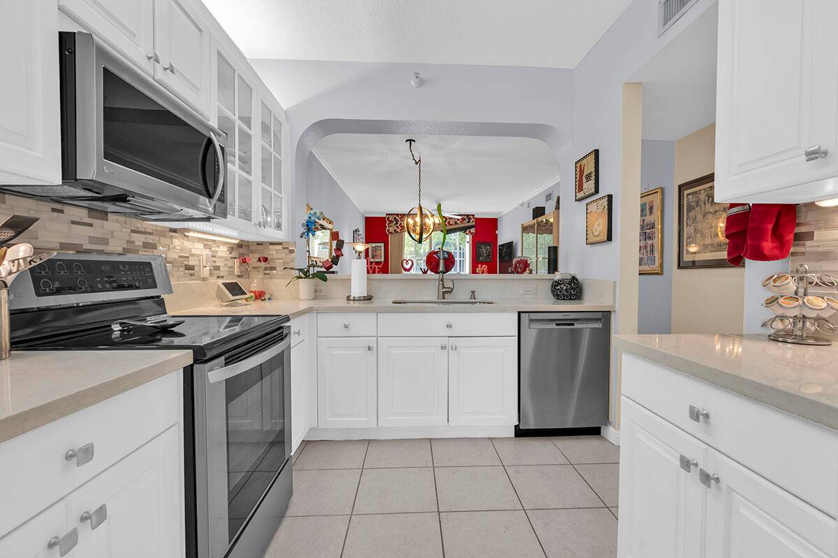 This beautifully updated 2 bedroom, 2 bathroom condo in a highly sought after 55 community offers the perfect blend of style and comfort.